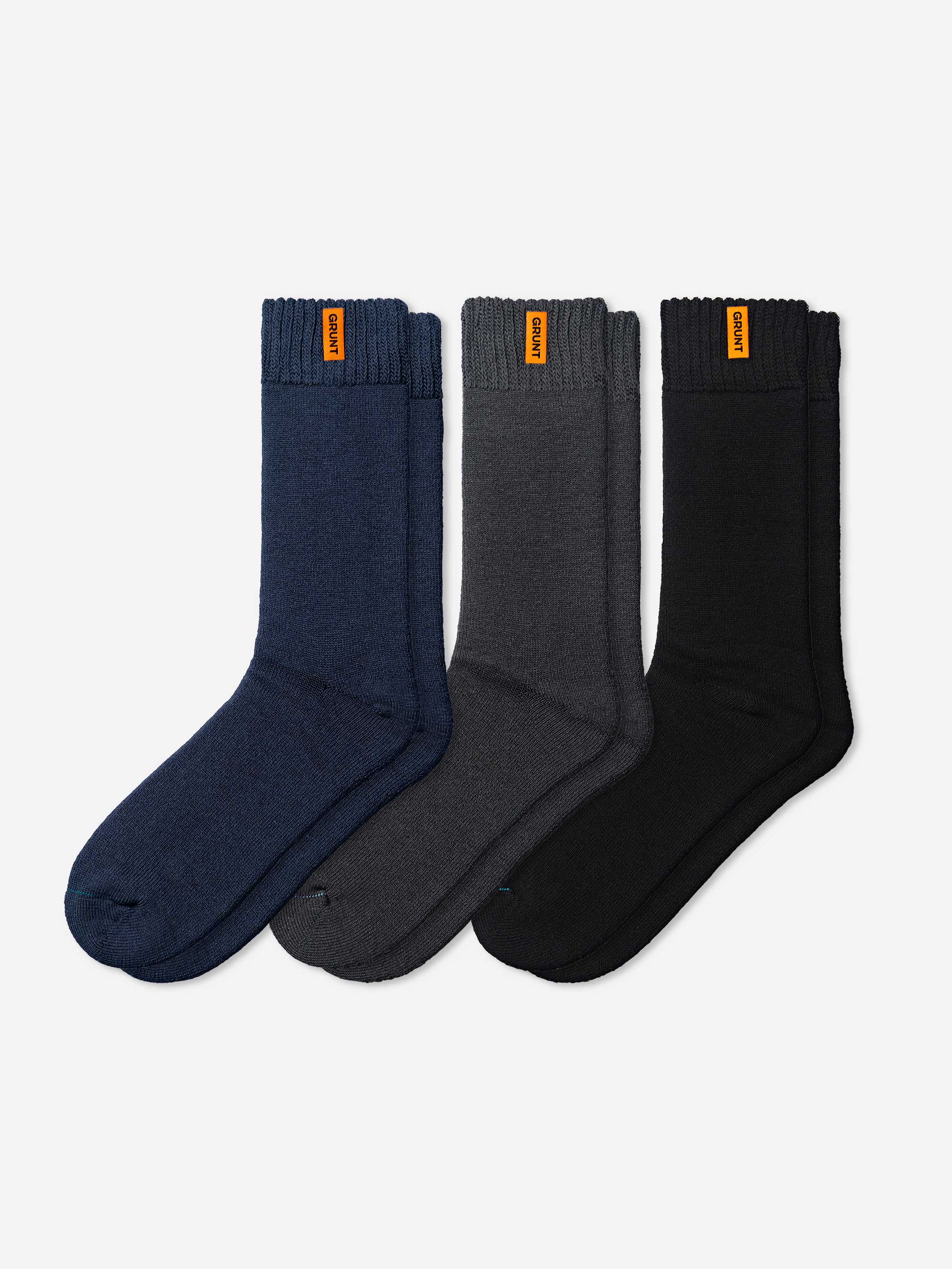 HD-1 // Bamboo Work Socks - Neutral 3 Pack