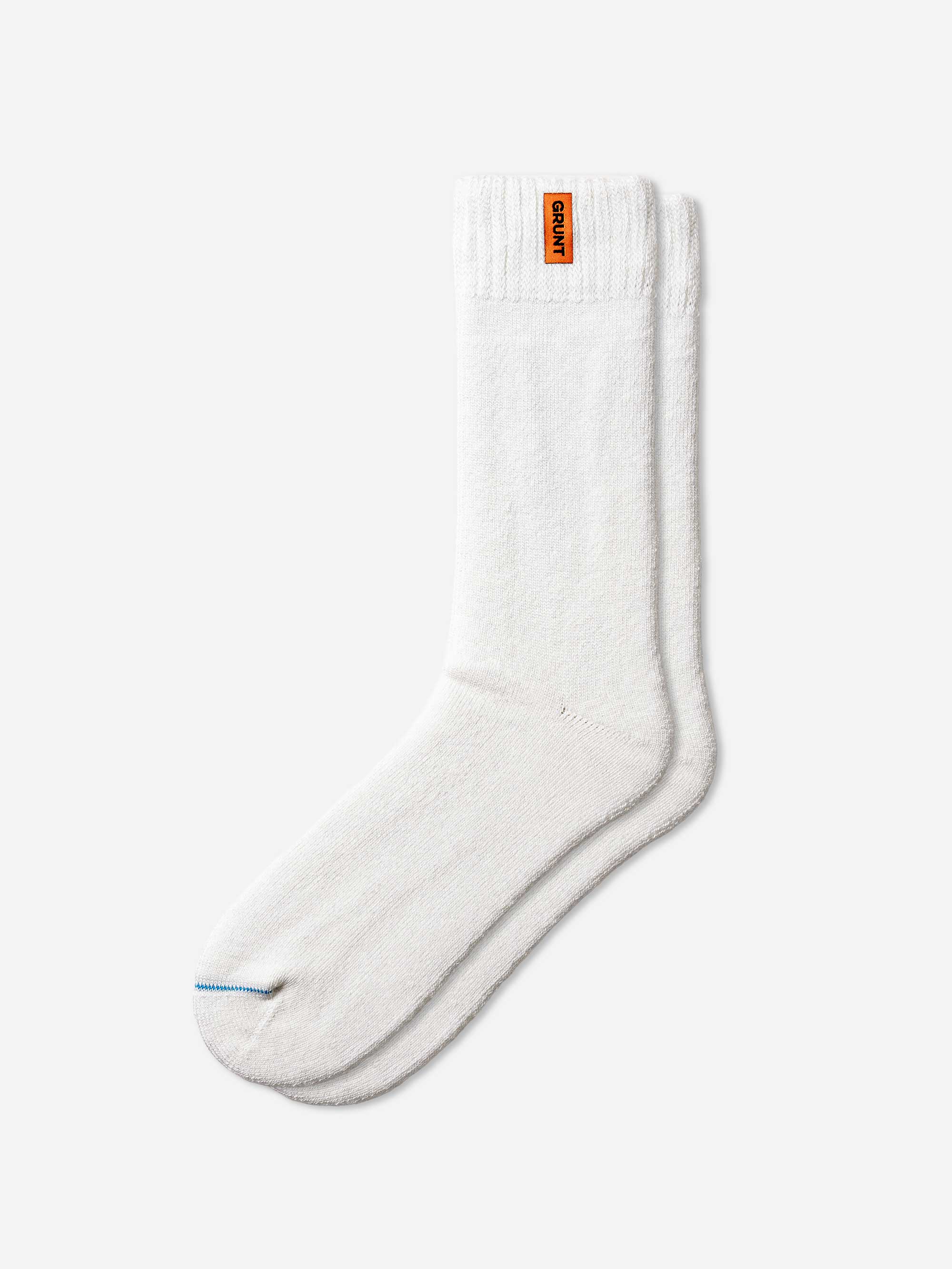 HD-1 // Bamboo Work Socks - White