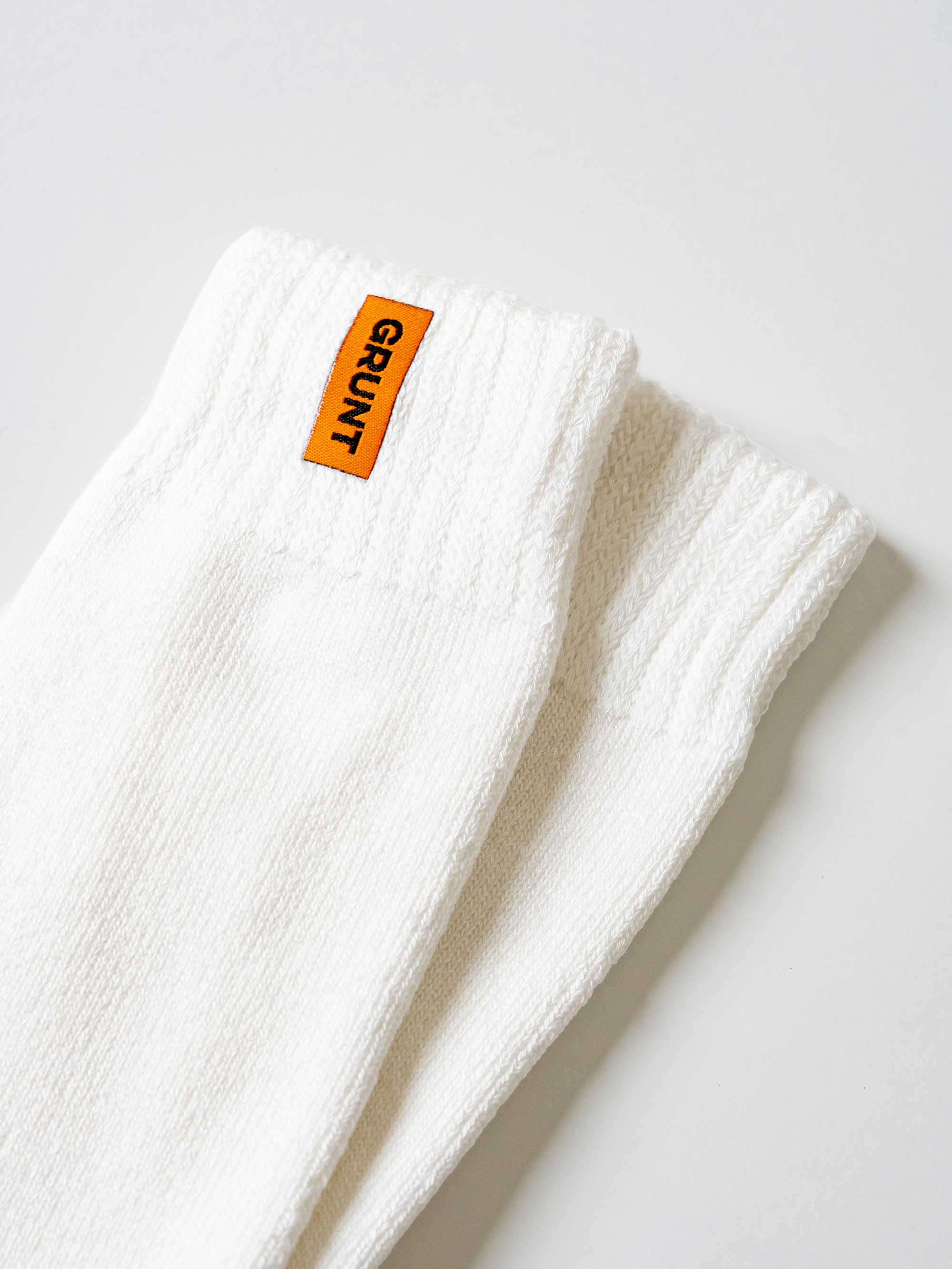 HD-1 // Bamboo Work Socks - White