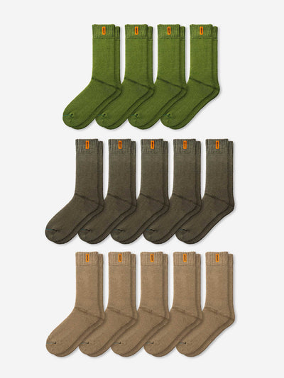 HD-1 // Bamboo Work Socks - Earth 14 Pack
