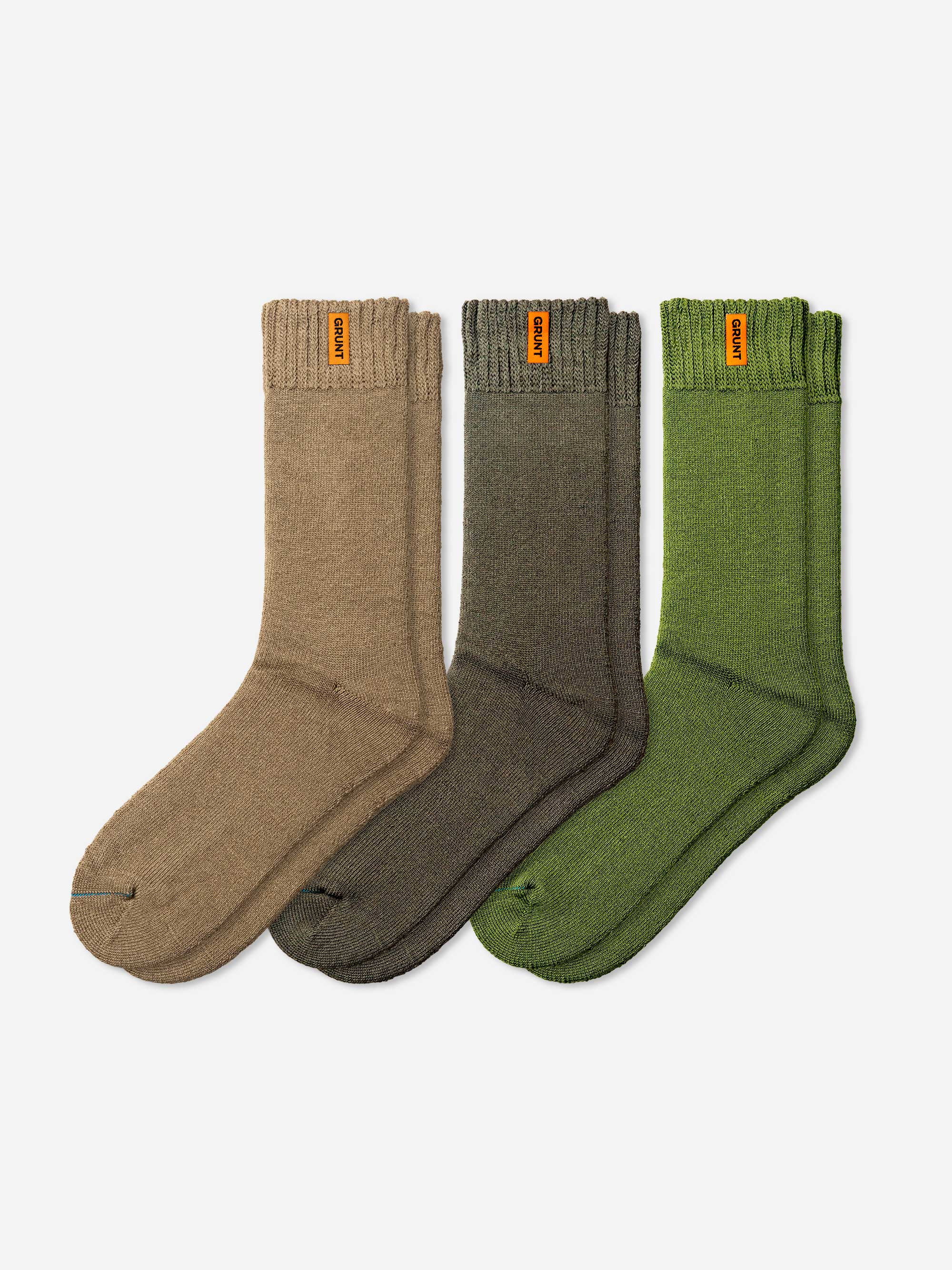 HD-1 // Bamboo Work Socks - Earth 3 Pack