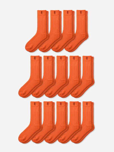 HD-1 // Bamboo Work Socks - Fifo 14 Pack - Orange