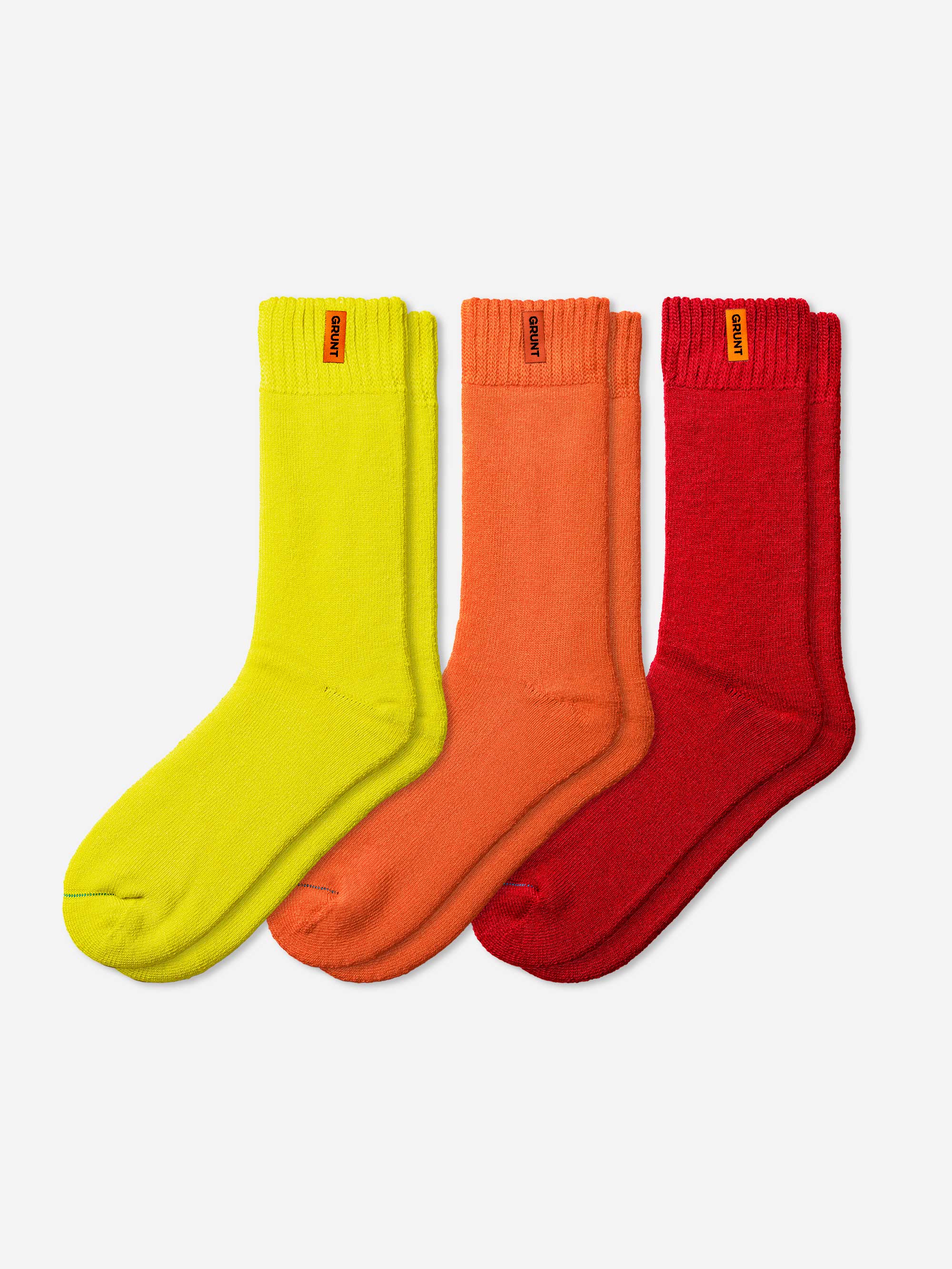 HD-1 // Bamboo Work Socks - Fire 3 Pack