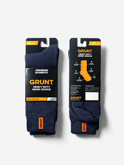 HD-1 // Bamboo Work Socks - Navy