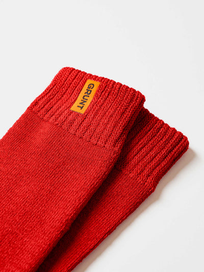 HD-1 // Bamboo Work Socks - Red